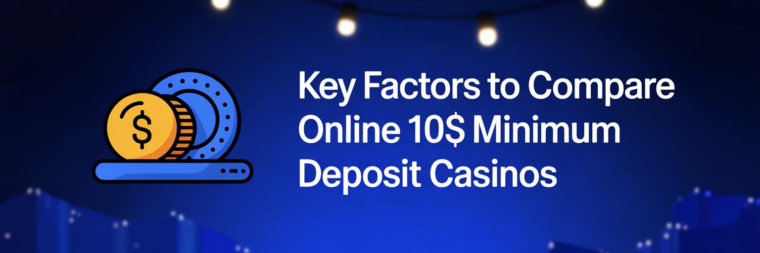 Key Factors to Compare Online 10$ Minimum Deposit Casinos